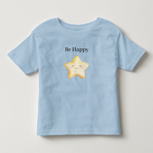 Happy Star Toddler T-Shirt (Front)