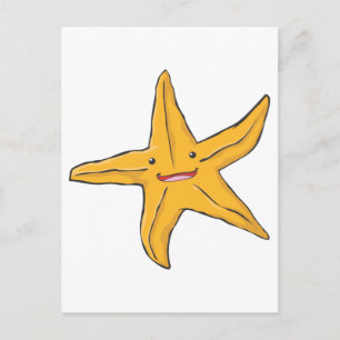 Happy Starfish Postcard