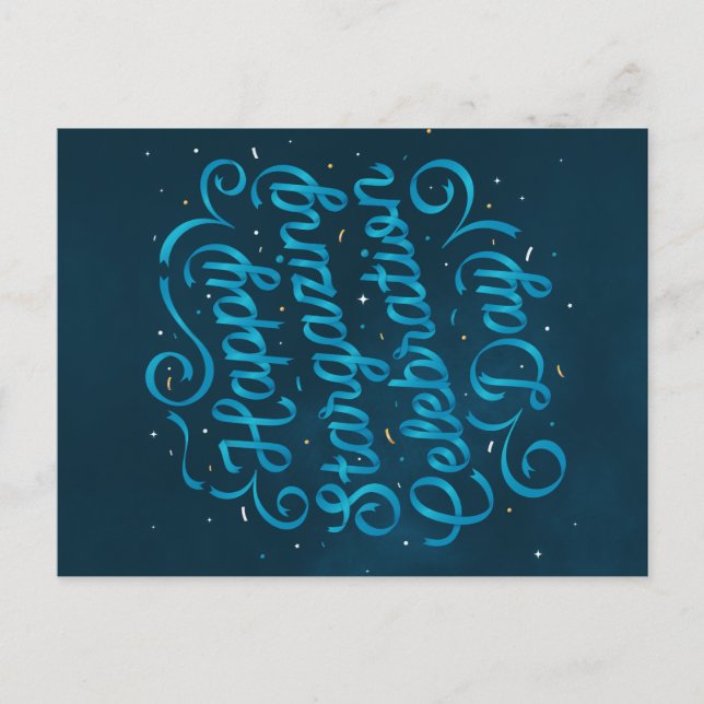 Happy Stargazing Day Postcard (Front)