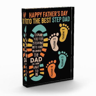 Happy "step" Fathers Day Photo Block