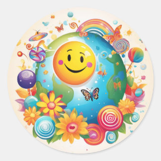 Happy Sticker