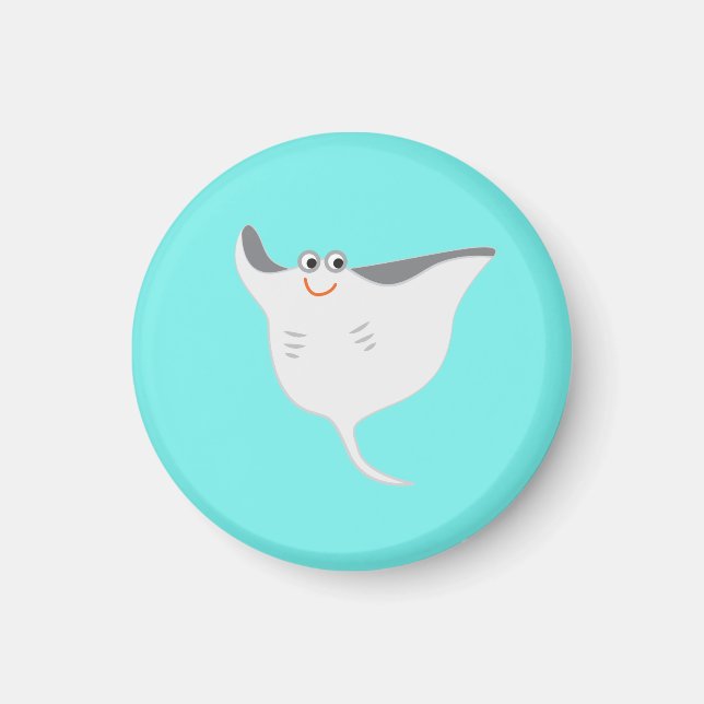 Happy Stingray Magnet (Front)