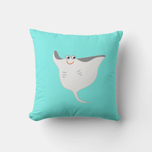 Happy Stingrays Cushion