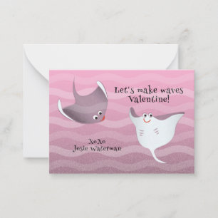 Happy Stingrays Kid's Valentine's Day Card