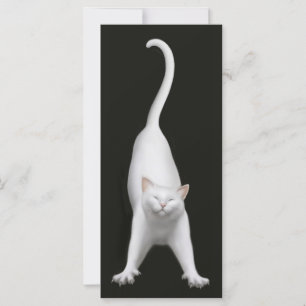 Happy Stretching Cat Bookmark