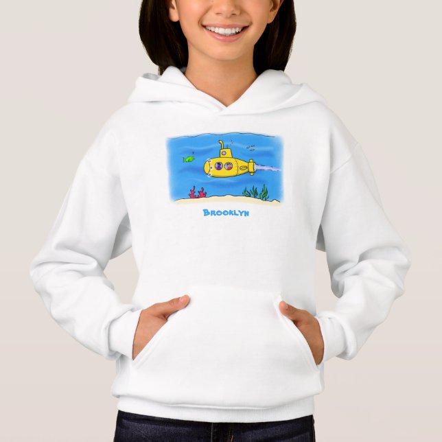 Happy submarine cartoon (Front)