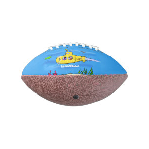 Happy submarine cartoon football