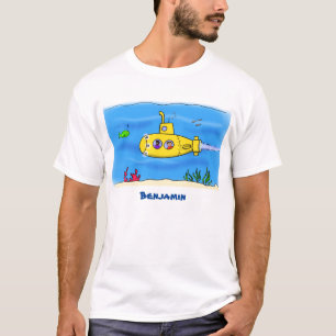 Happy submarine cartoon T-Shirt