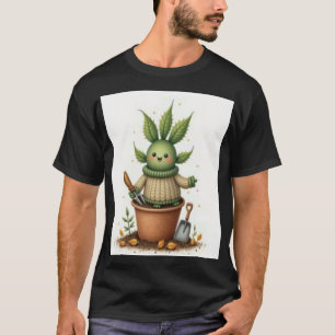 Happy Succulent Gardener Plant Parent Sticker T-Shirt