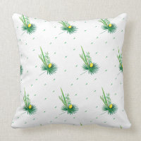 Happy Sukkot Lulav and Etrog Watercolor Pattern