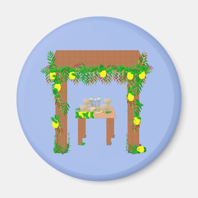 Happy Sukkot Magnet (Front)