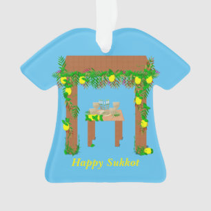 Happy Sukkot ,Personalised Ornament