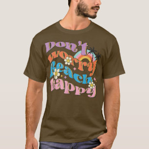Happy Summer Floral Tropical Beach Family Summer H T-Shirt
