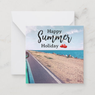 Happy Summer Holiday Editable Card