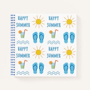 Happy Summer Pattern Notebook