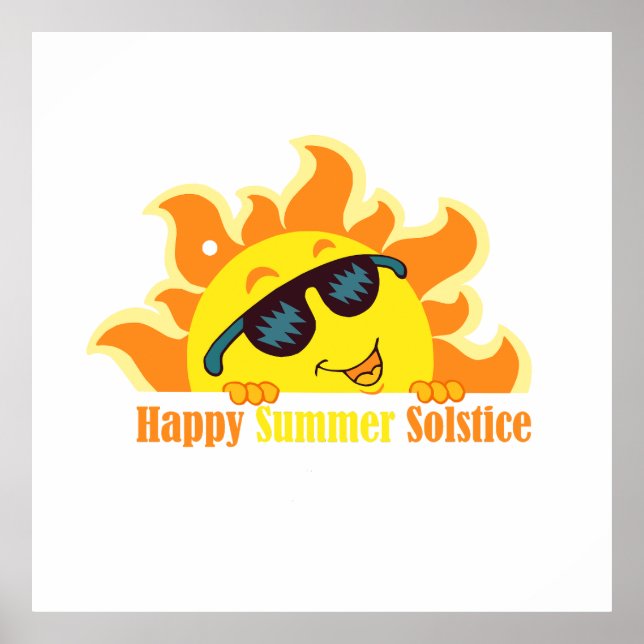 happy summer solstice 2024  poster (Front)