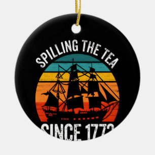 Happy Summerween Summer Halloween Holiday Beach Vi Ceramic Tree Decoration