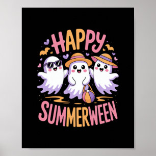 Happy Summerween Summer Halloween Poster