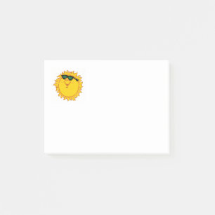 Happy Sun 4 x3 Post-it notes