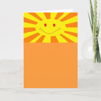 Happy Sun Card