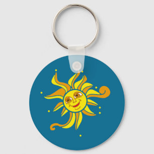 Happy Sun Key Ring