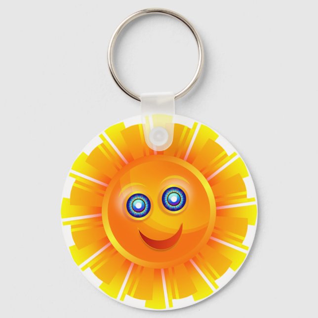 Happy Sun Key Ring (Front)