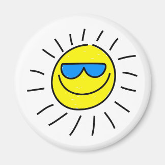 Happy Sun Magnet