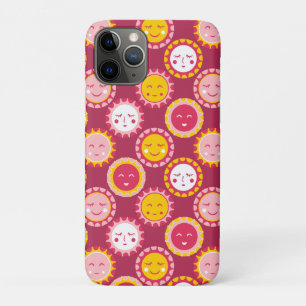 Happy sun pattern Case-Mate iPhone case