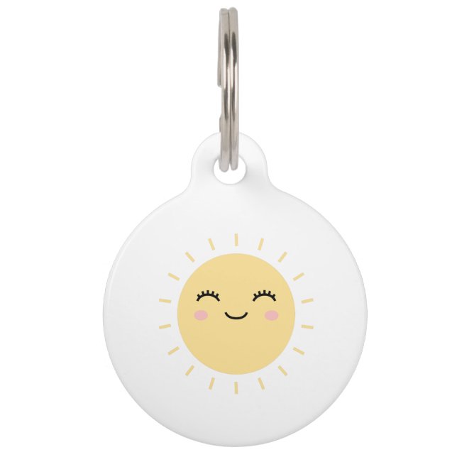 Happy Sun Pet Tag (Front)