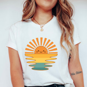 Happy Sun Smile; Cute Women’s Summer Sunshine  T-Shirt
