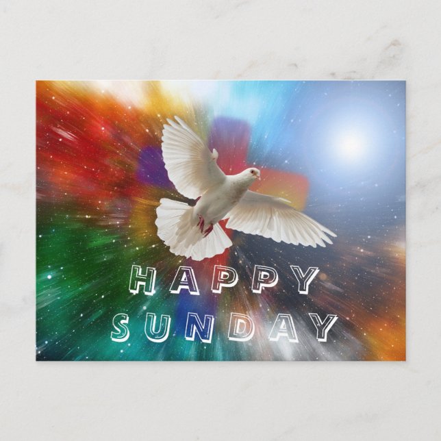 happy sunday postcard (Front)
