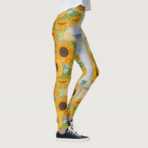 Happy Sunflower Leggings