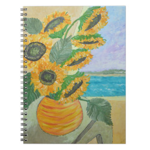 Happy Sunflower Notebook
