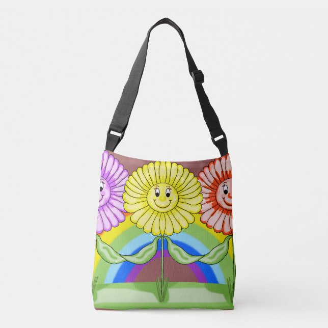 Happy Sunflowers Tote Bag (Front)