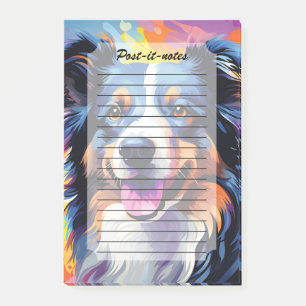 Happy Sunny Puppy Watercolor Post-it Notes