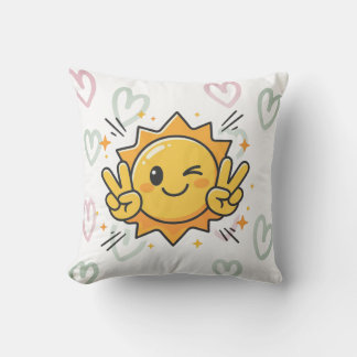 Happy Sunshine Baby Throw Pillows