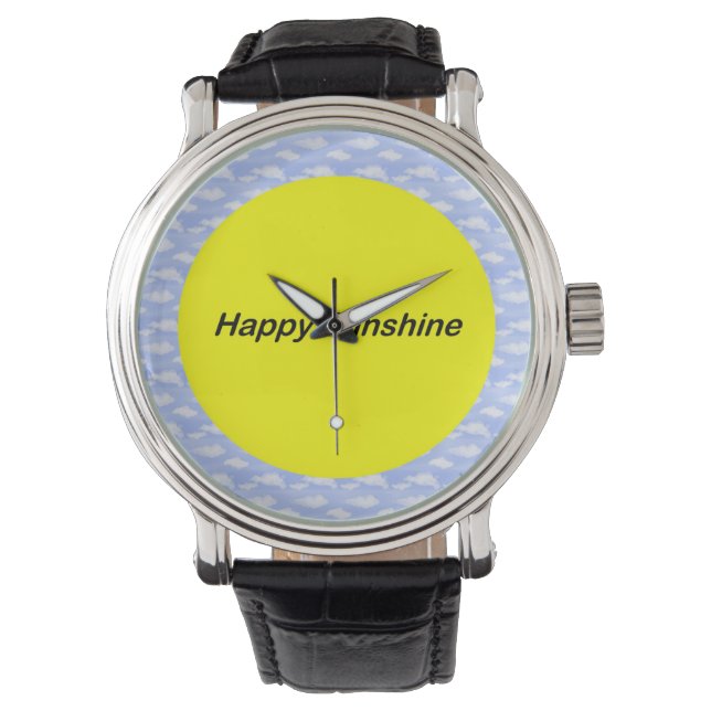 Happy Sunshine Bright days ahead Watch (Front)