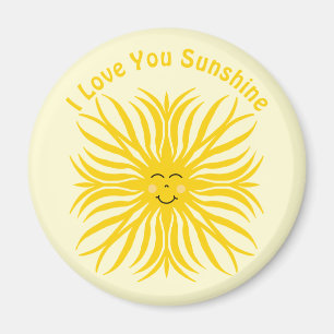 Happy Sunshine Magnet