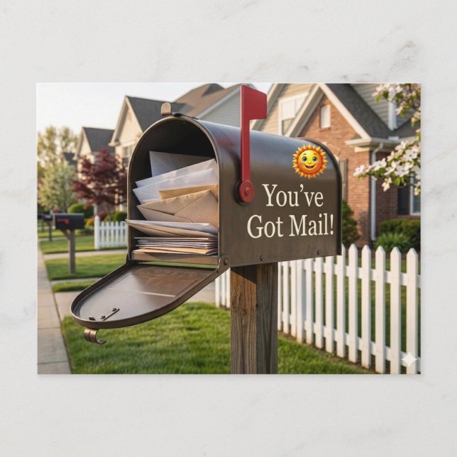 Happy-Sunshine-You’ve Got Mail Postcard (Front)