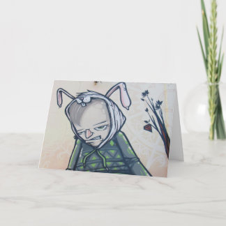 happy surreal easter holiday card