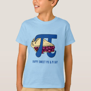 Happy Sweet Cherry Pie PI DAY unisex T-Shirt