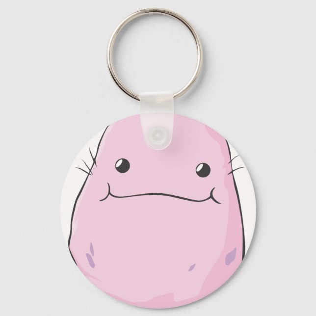 Happy Sweet Potato Vegetable Cartoon Key Ring (Front)