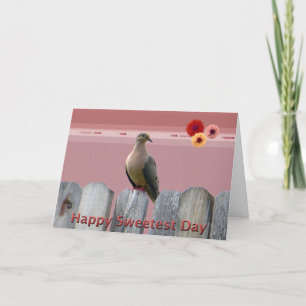 Happy Sweetest Day Love Dove Card