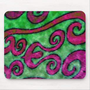 Happy Swirls ~ Mousepad