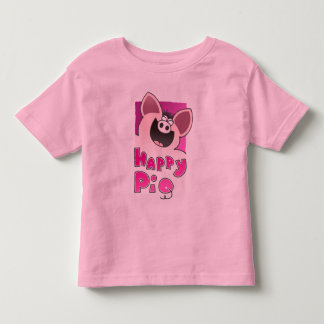 Happy T Shirt | Happy Cartoon Piggy T Shirt