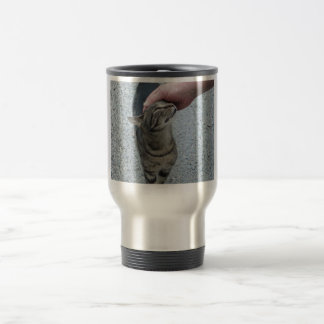 happy tabby travel mug