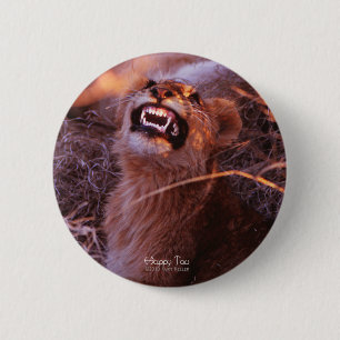 Happy Tau 6 Cm Round Badge