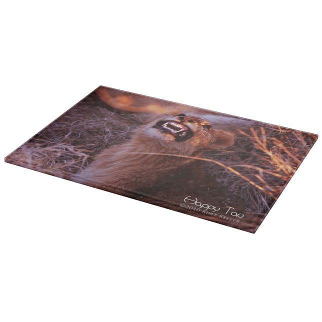 Happy Tau Cutting Board (Corner)