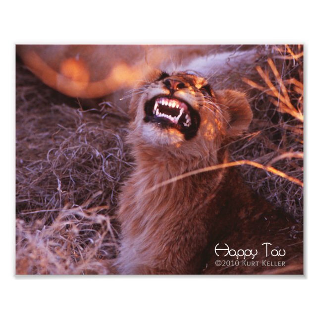 Happy Tau Photo Print (Front)