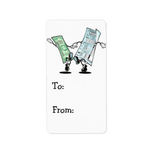 happy tax day label